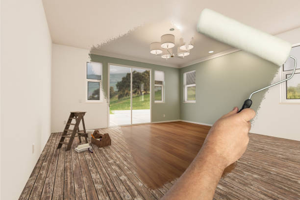 House Painting Preparation Atlanta: The Complete Project Checklist 4 Professional painting detail related to Plan Rooms, Colors, and Transitions in an Atlanta home